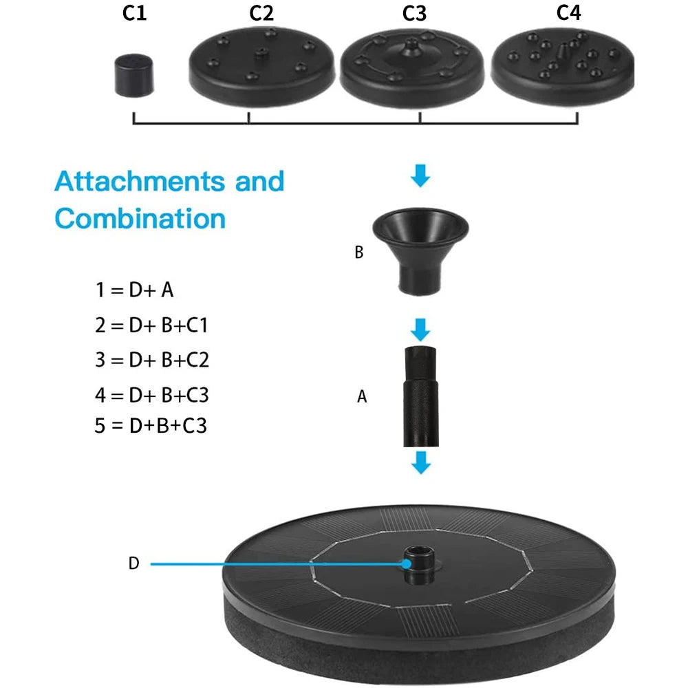 Solar Water Fountain