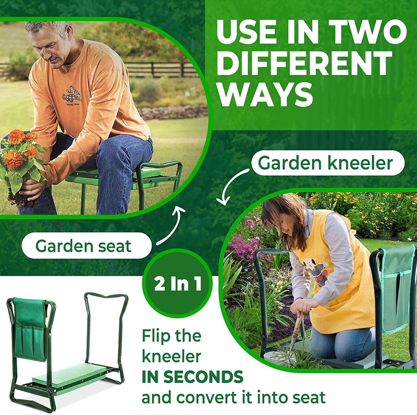 Garden Kneeler and Seat