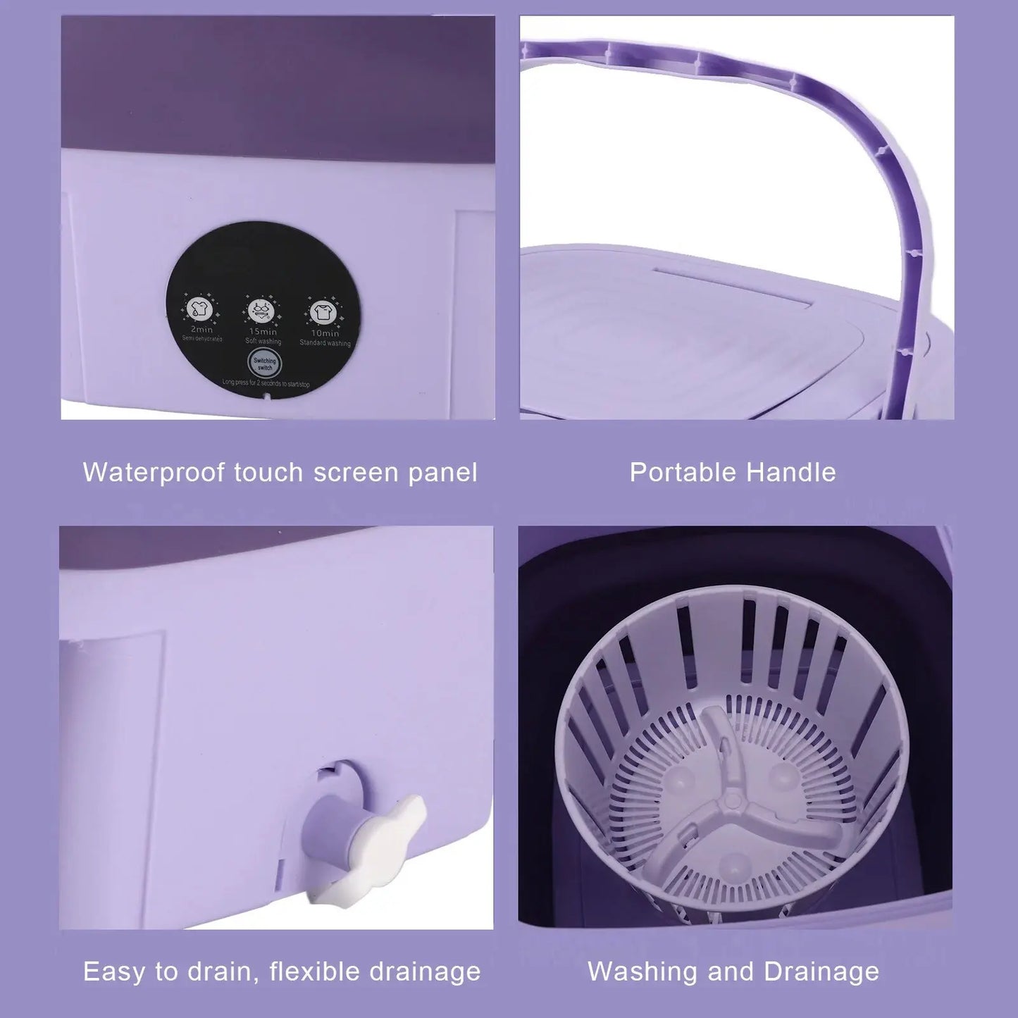 Foldable Travel Washer Pro