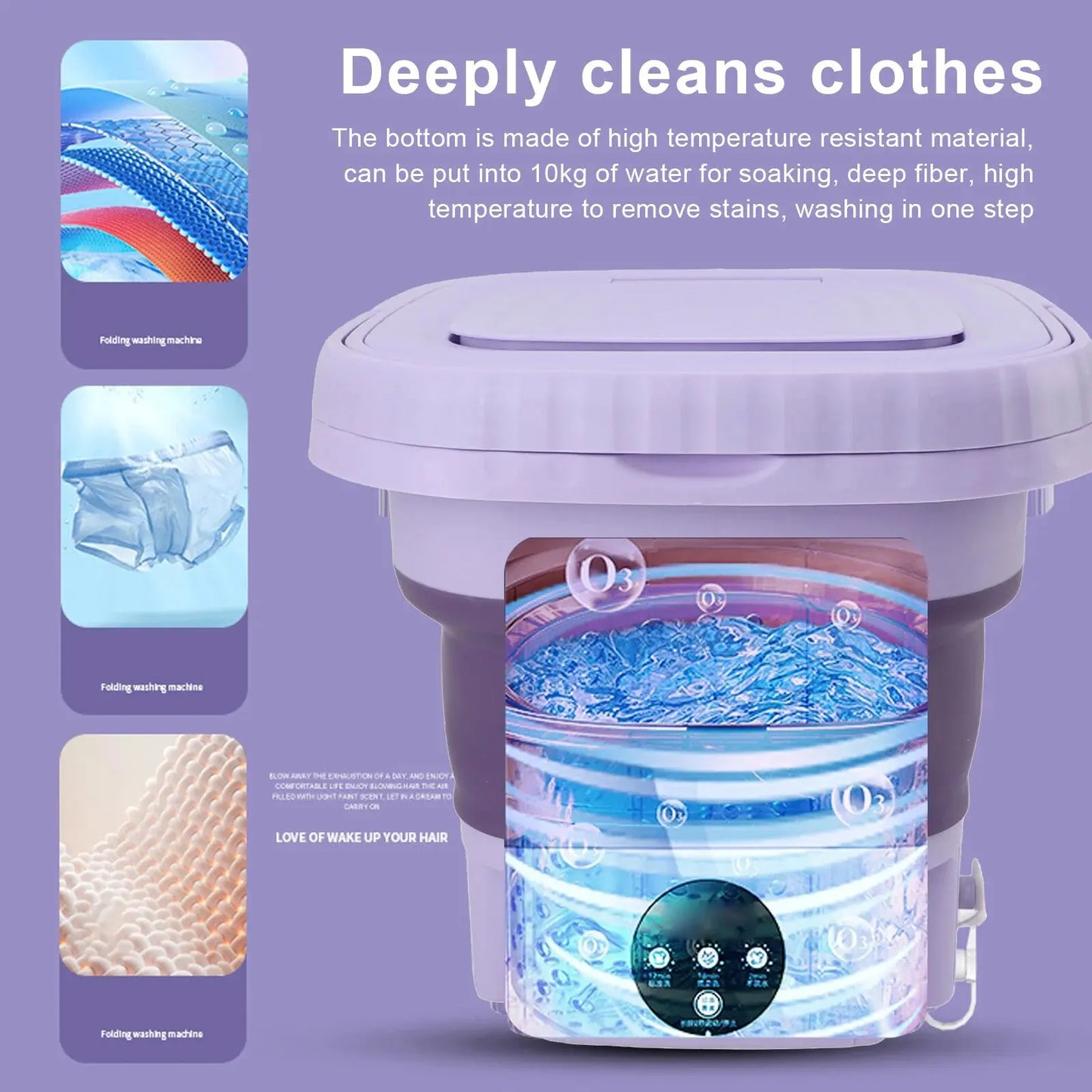 Foldable Travel Washer Pro